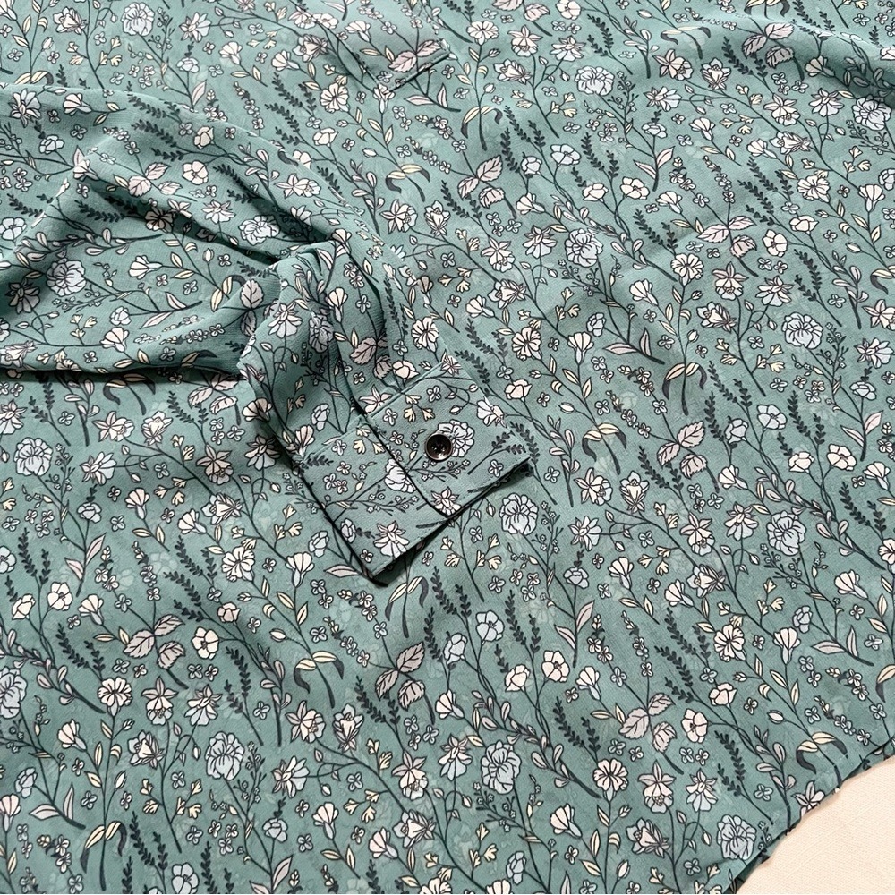 CAbi Women's Chase Field Off Flowers‎ Blouse Size XXS - Picture 10 of 12